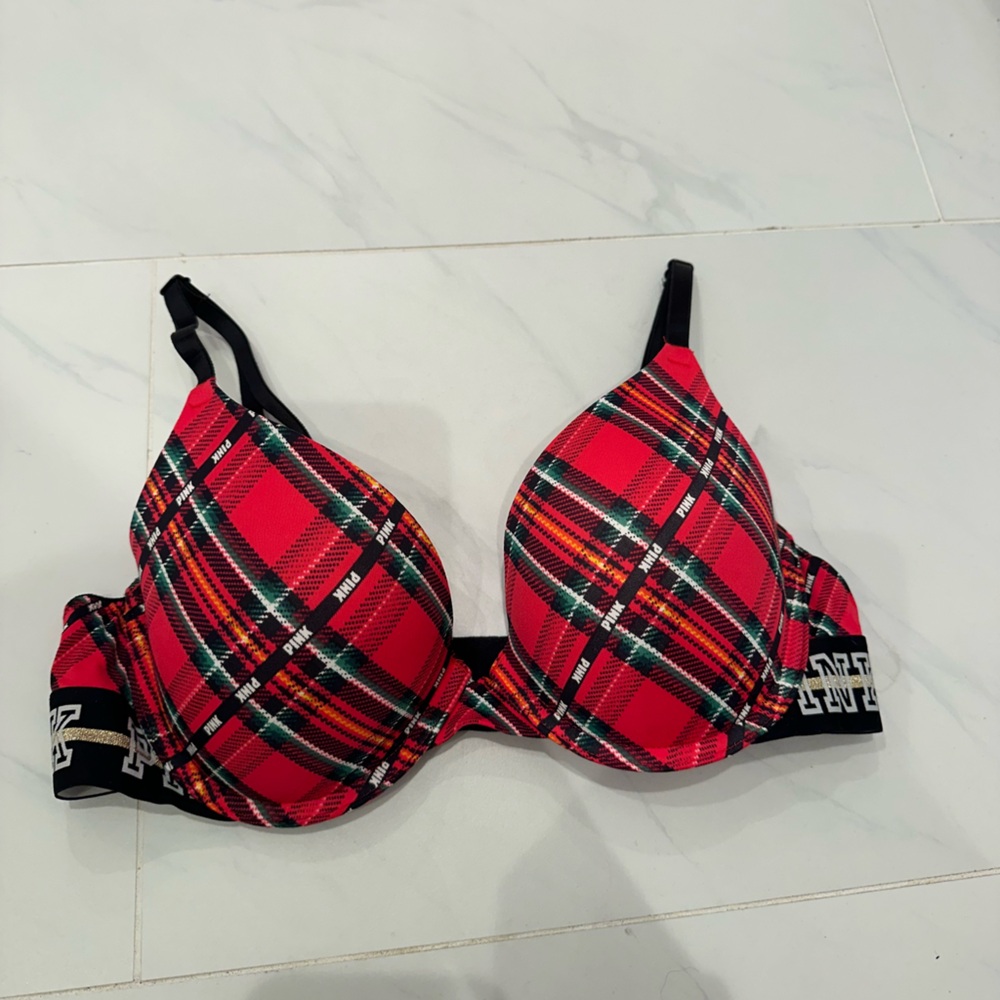Victoria's Secret Red Plaid Bra